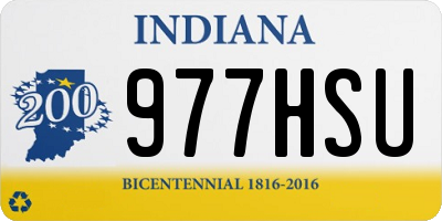 IN license plate 977HSU