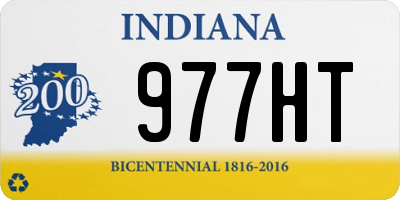 IN license plate 977HT