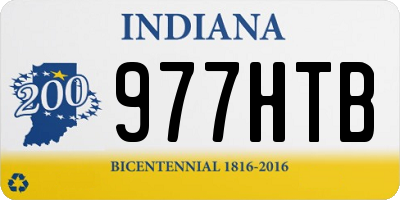 IN license plate 977HTB