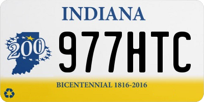 IN license plate 977HTC