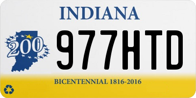 IN license plate 977HTD