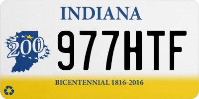 IN license plate 977HTF