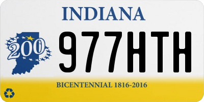 IN license plate 977HTH