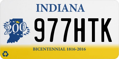 IN license plate 977HTK