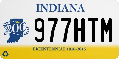 IN license plate 977HTM