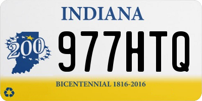 IN license plate 977HTQ