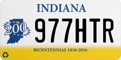 IN license plate 977HTR
