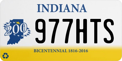 IN license plate 977HTS