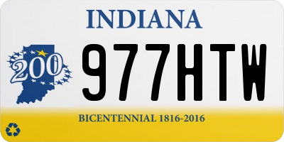 IN license plate 977HTW