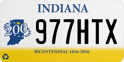 IN license plate 977HTX