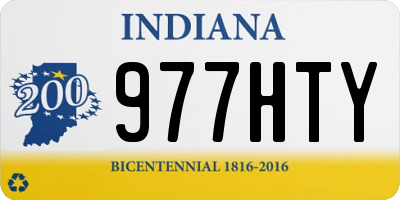 IN license plate 977HTY