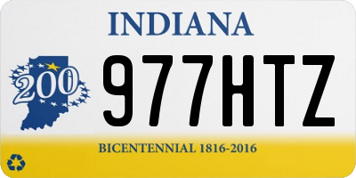 IN license plate 977HTZ