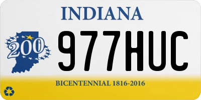 IN license plate 977HUC