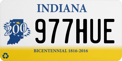 IN license plate 977HUE