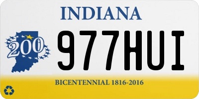 IN license plate 977HUI