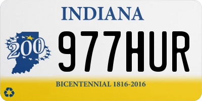 IN license plate 977HUR