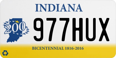 IN license plate 977HUX