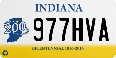 IN license plate 977HVA
