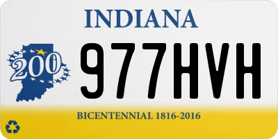 IN license plate 977HVH