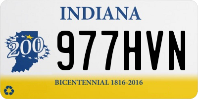 IN license plate 977HVN
