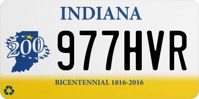 IN license plate 977HVR