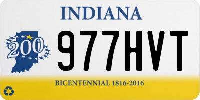 IN license plate 977HVT