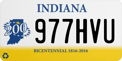 IN license plate 977HVU