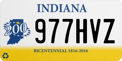IN license plate 977HVZ