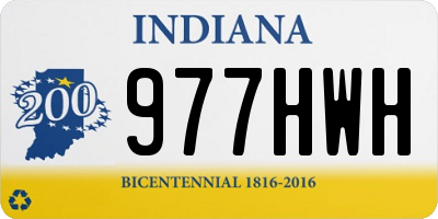 IN license plate 977HWH