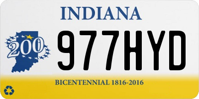 IN license plate 977HYD
