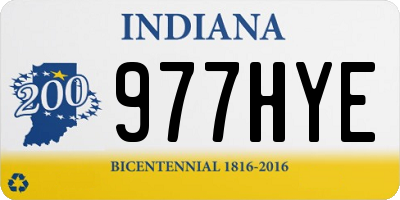 IN license plate 977HYE