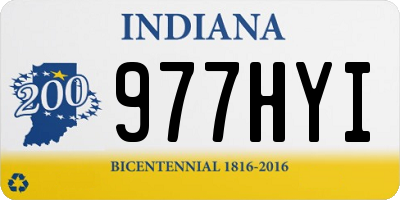 IN license plate 977HYI