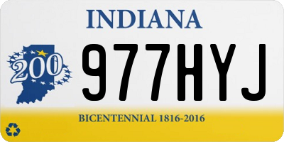 IN license plate 977HYJ