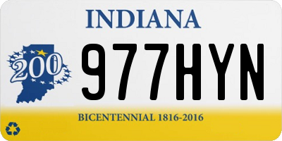 IN license plate 977HYN