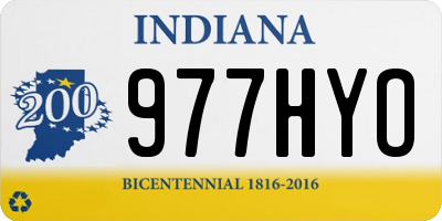 IN license plate 977HYO