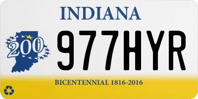 IN license plate 977HYR
