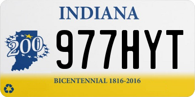 IN license plate 977HYT