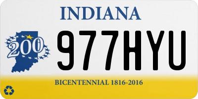 IN license plate 977HYU
