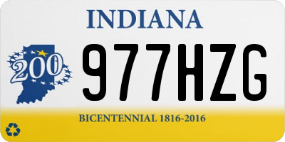 IN license plate 977HZG