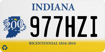 IN license plate 977HZI