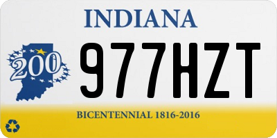 IN license plate 977HZT