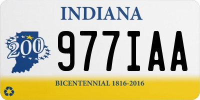 IN license plate 977IAA