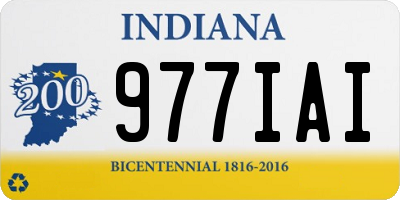 IN license plate 977IAI