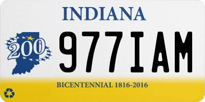 IN license plate 977IAM