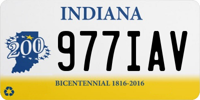 IN license plate 977IAV