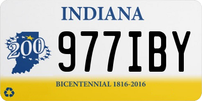 IN license plate 977IBY