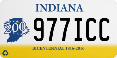 IN license plate 977ICC