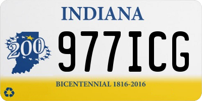 IN license plate 977ICG