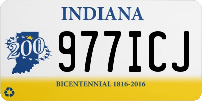 IN license plate 977ICJ