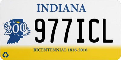 IN license plate 977ICL